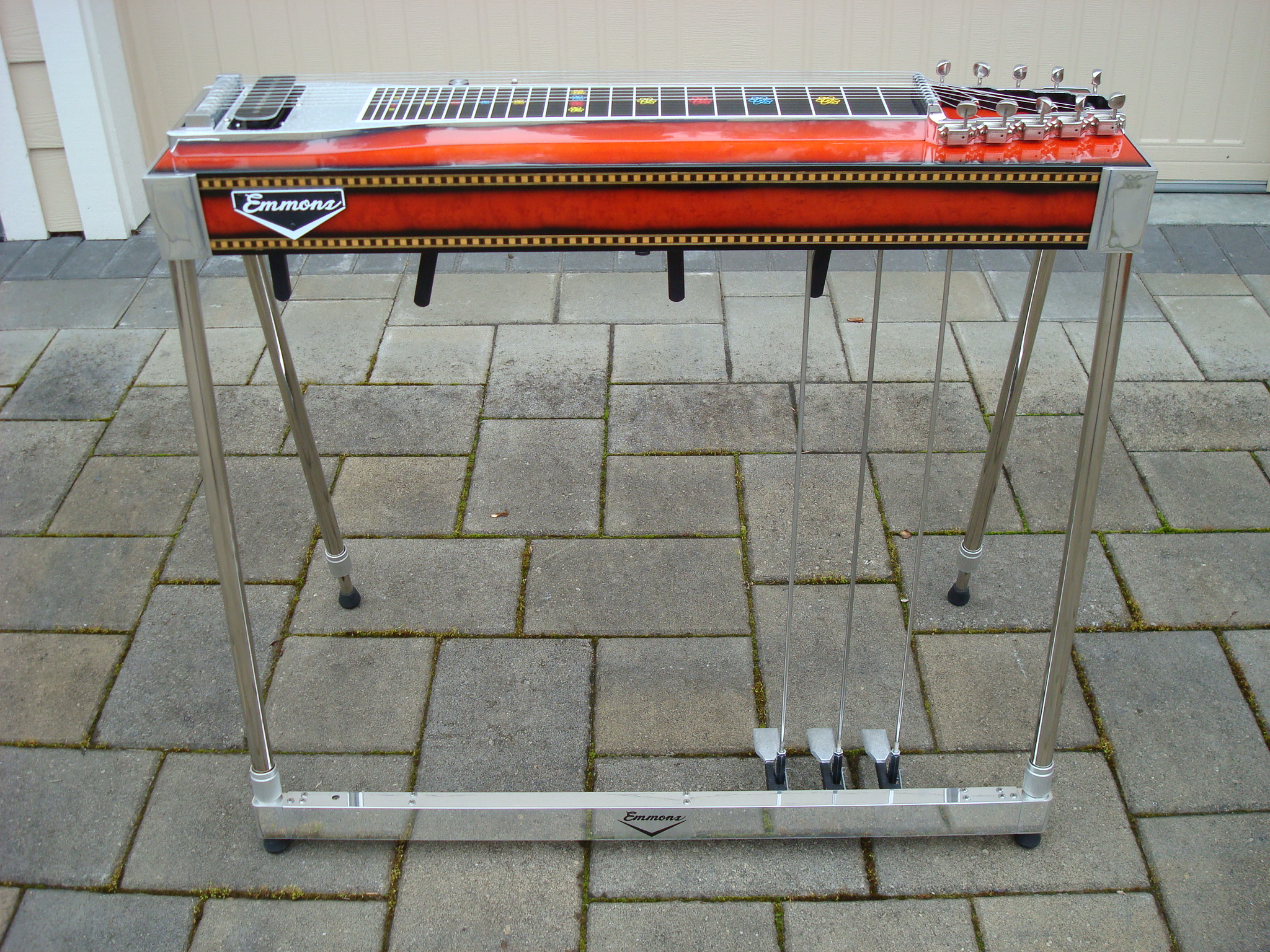 weight of d-10 emmons steel guitar out of the case